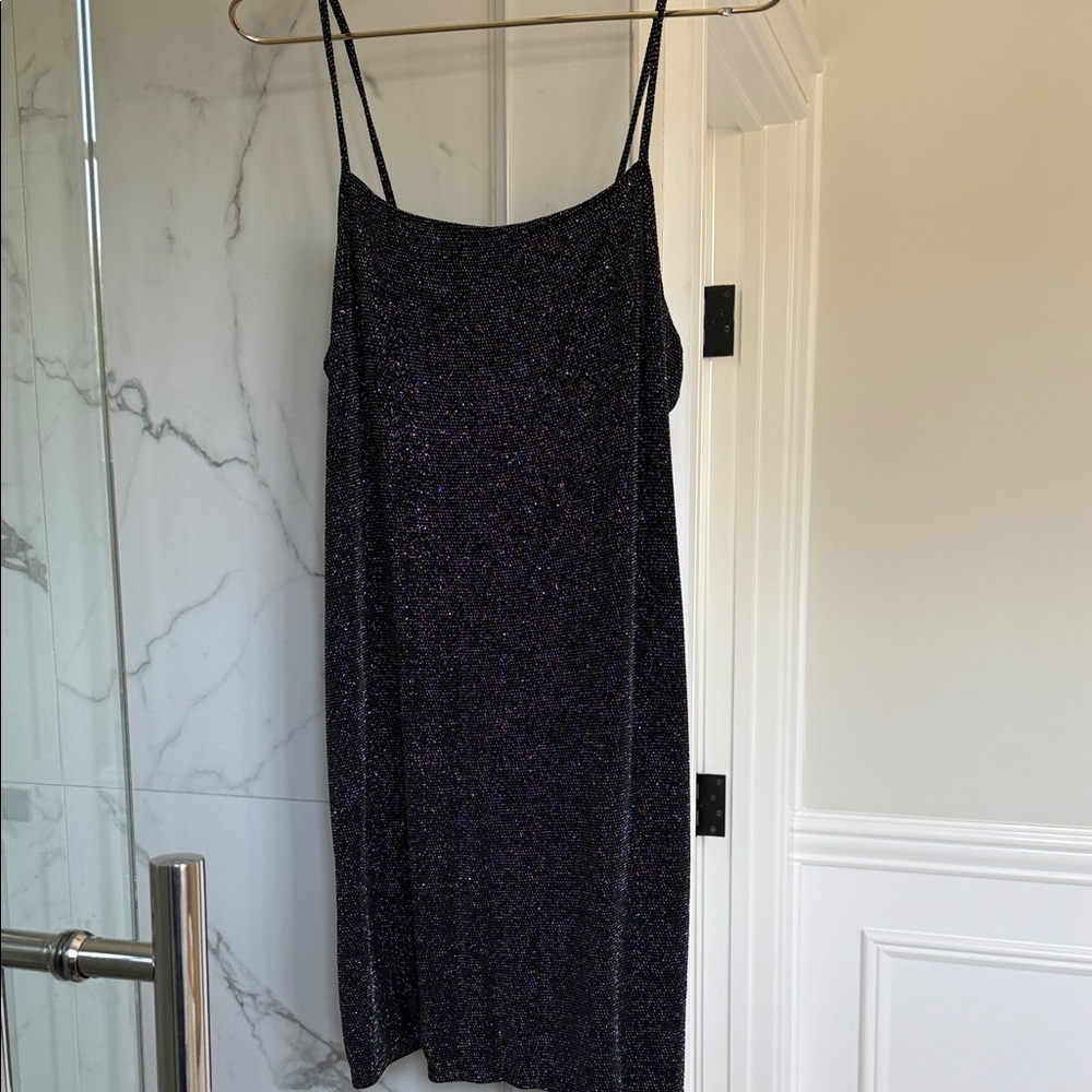 BP Black Sparkle Mini Dress